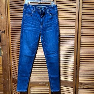 American eagle super high rise jegging size 12 long